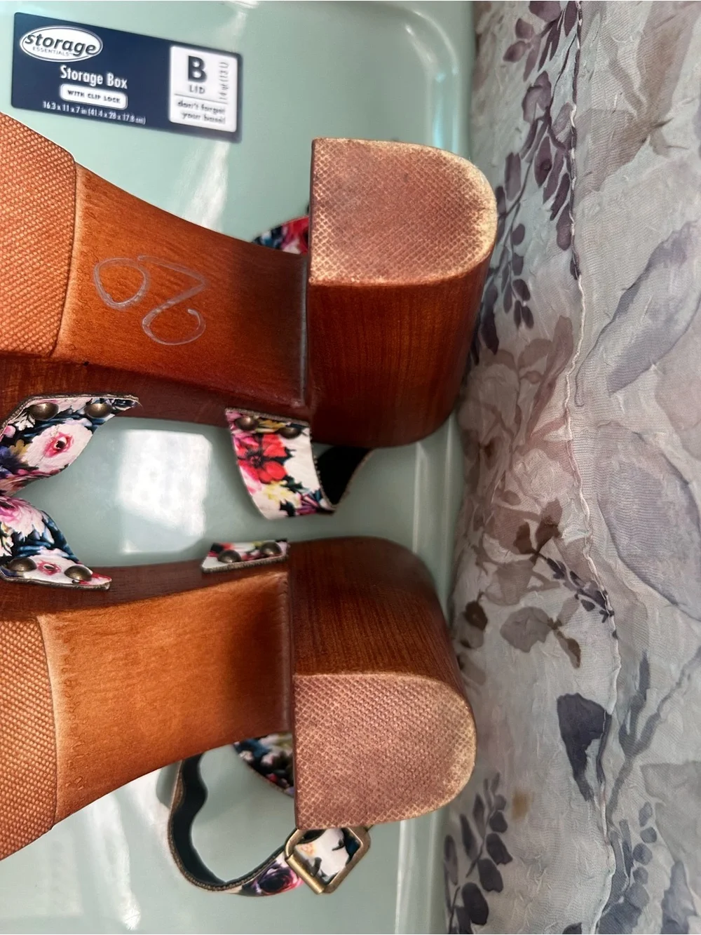 Madden Girl Floral Multicolor Platform Wedges